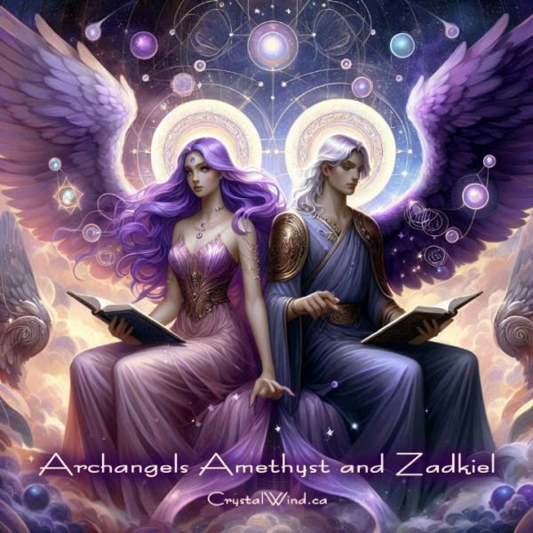 Radiate Divine Oneness With Archangels Amethyst And Zadkiel