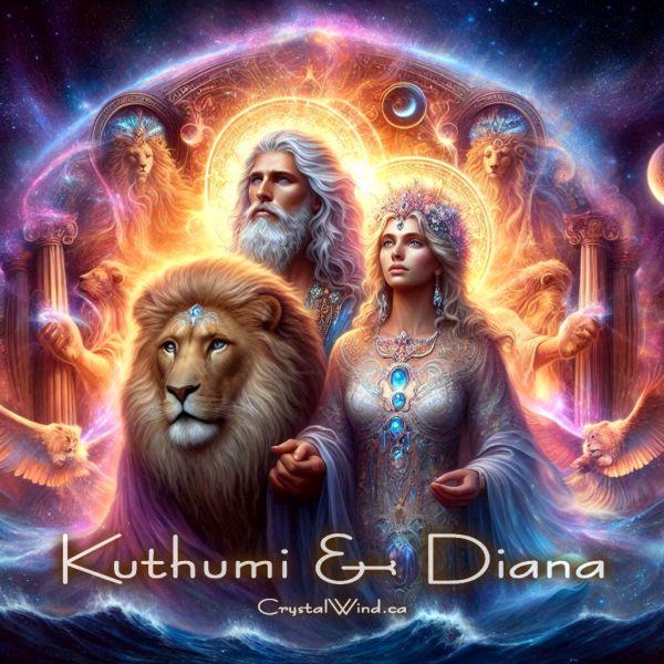 Ascended Master Kuthumi & Goddess Diana Lions Gate Portal 2024