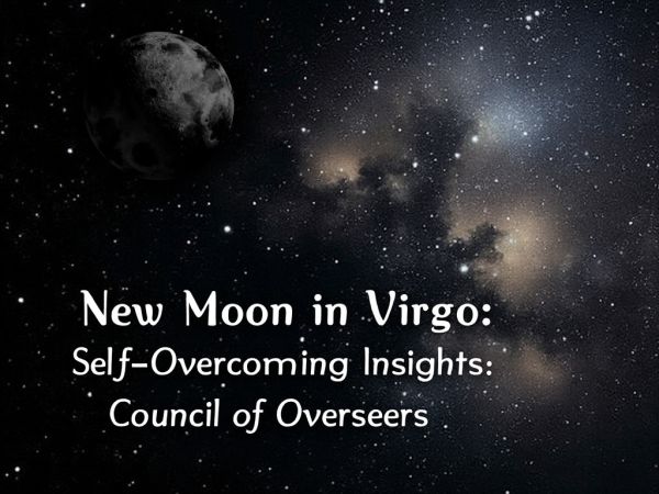 New Moon In Virgo: Self Overcoming Insights: Council Of Overseers