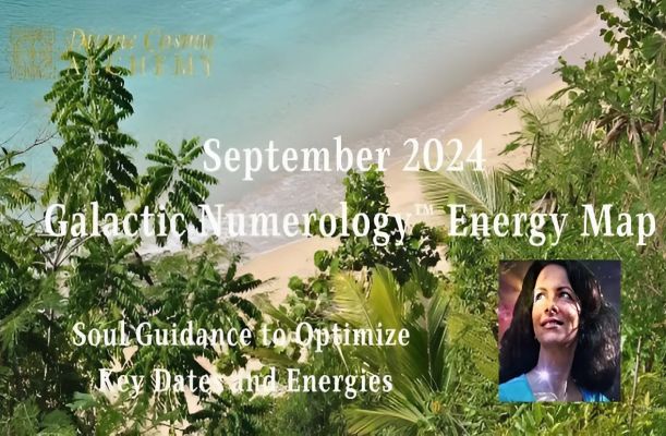 Galactic Numerology Energy Map For September 2024