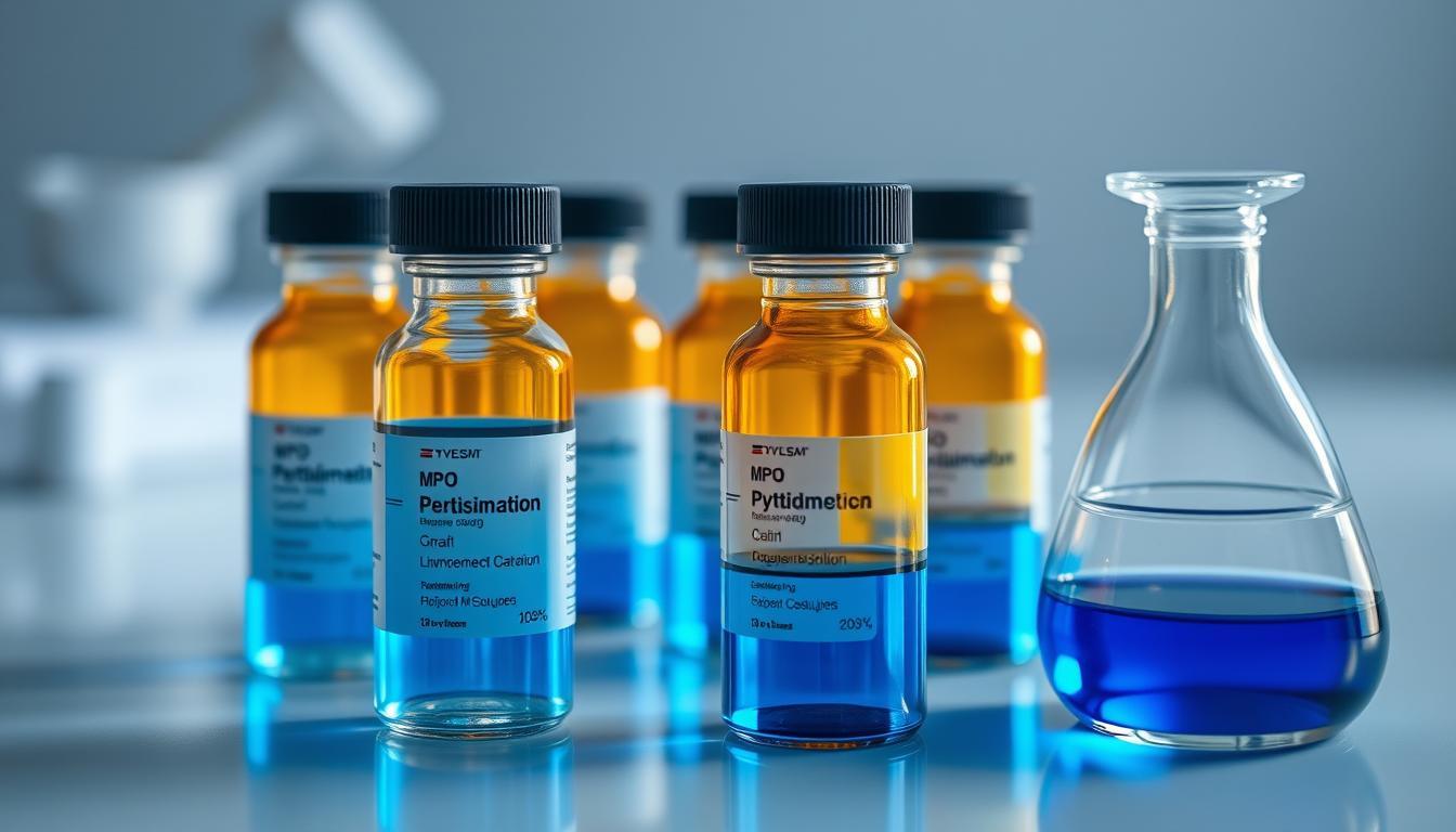 Peptides and methylene blue vials for health and longevity applications