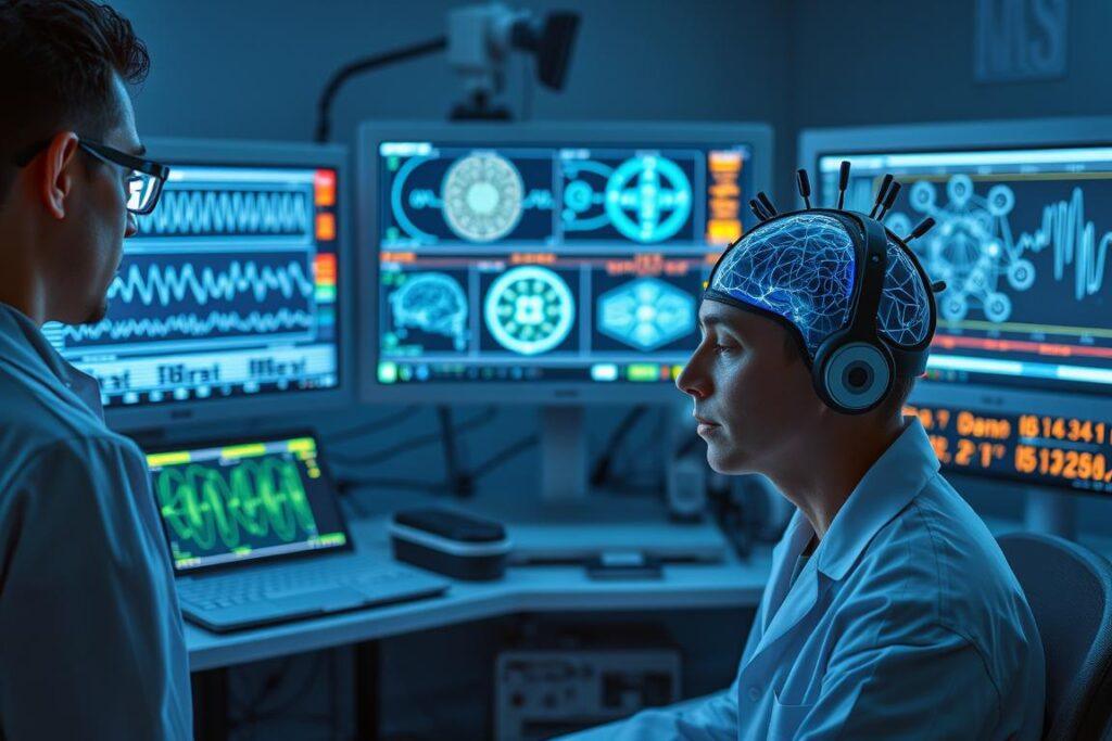 Scientific instruments measuring brain activity during deep meditation states Scientific instruments measuring brain activity during deep meditation states